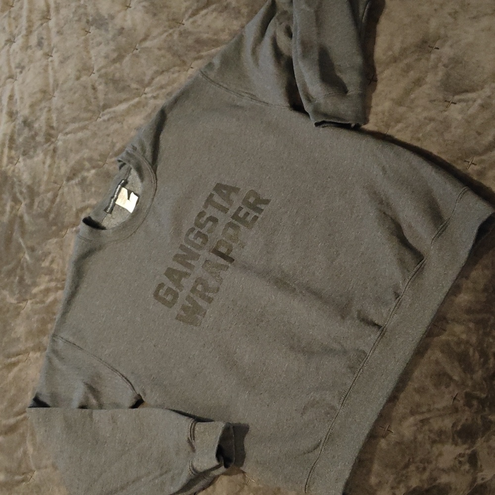 Gangsta wrapper holiday sweatshirt